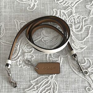 Coach EUC Strap and Coach Tag
